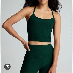 Beyond Yoga Spacedye Cropped Tank & High Waisted Leggings